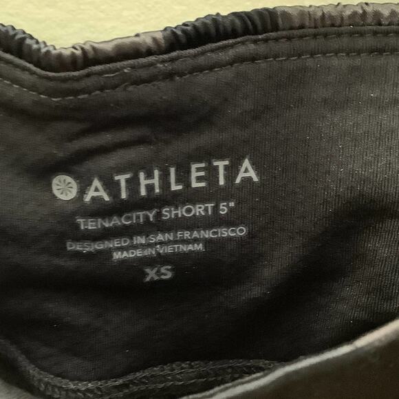 ATHLETA Tenacity Shorts 5" Black Satin {VV27} - Picture 6 of 7